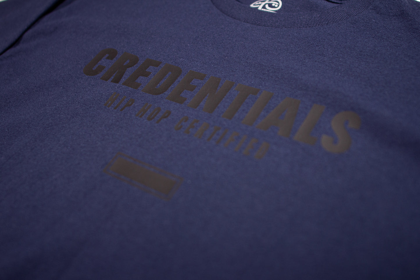 Credentials T-Shirt (Navy Blue/Black)